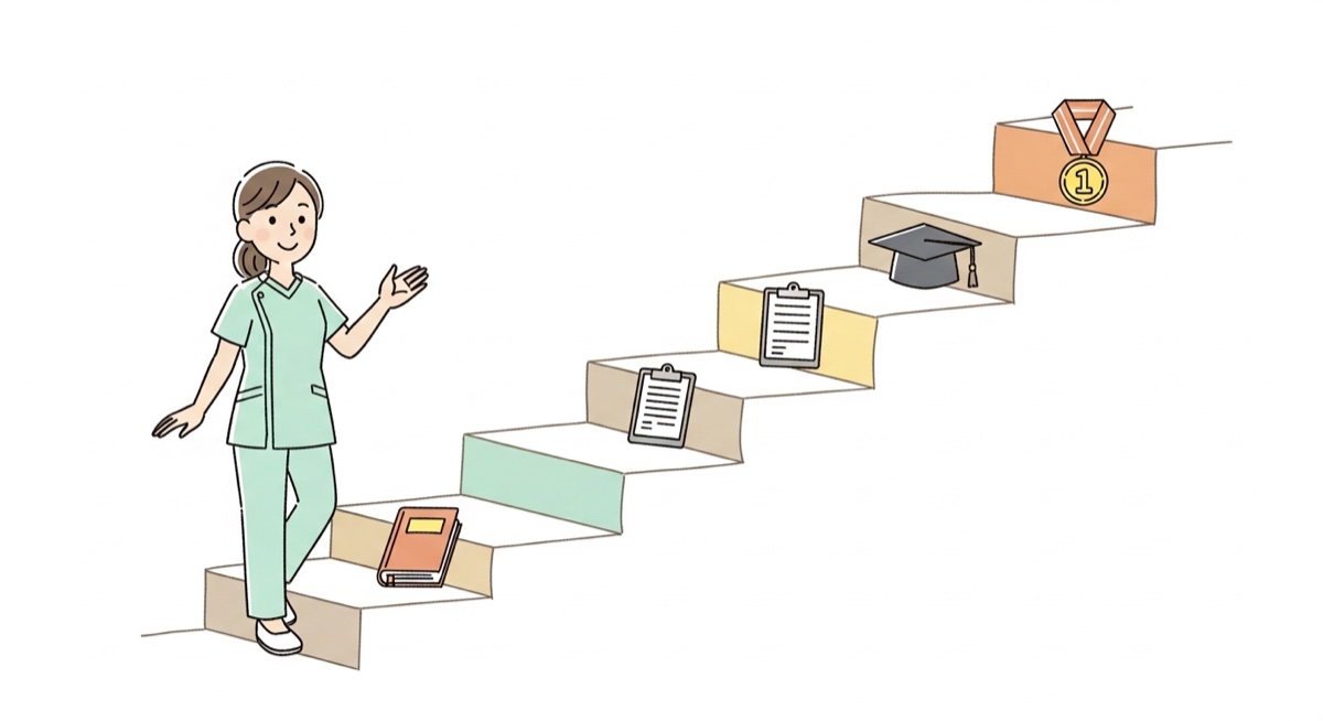 無資格から介護福祉士までステップアップしていくキャリアパス